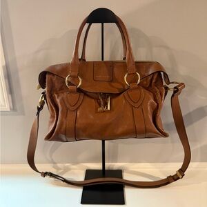 The Marc Jacobs Wellington Leather Fulton satchel